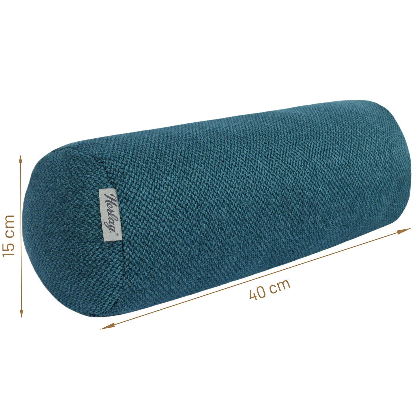 Kissenrolle LUXE - 40x15cm Petrol