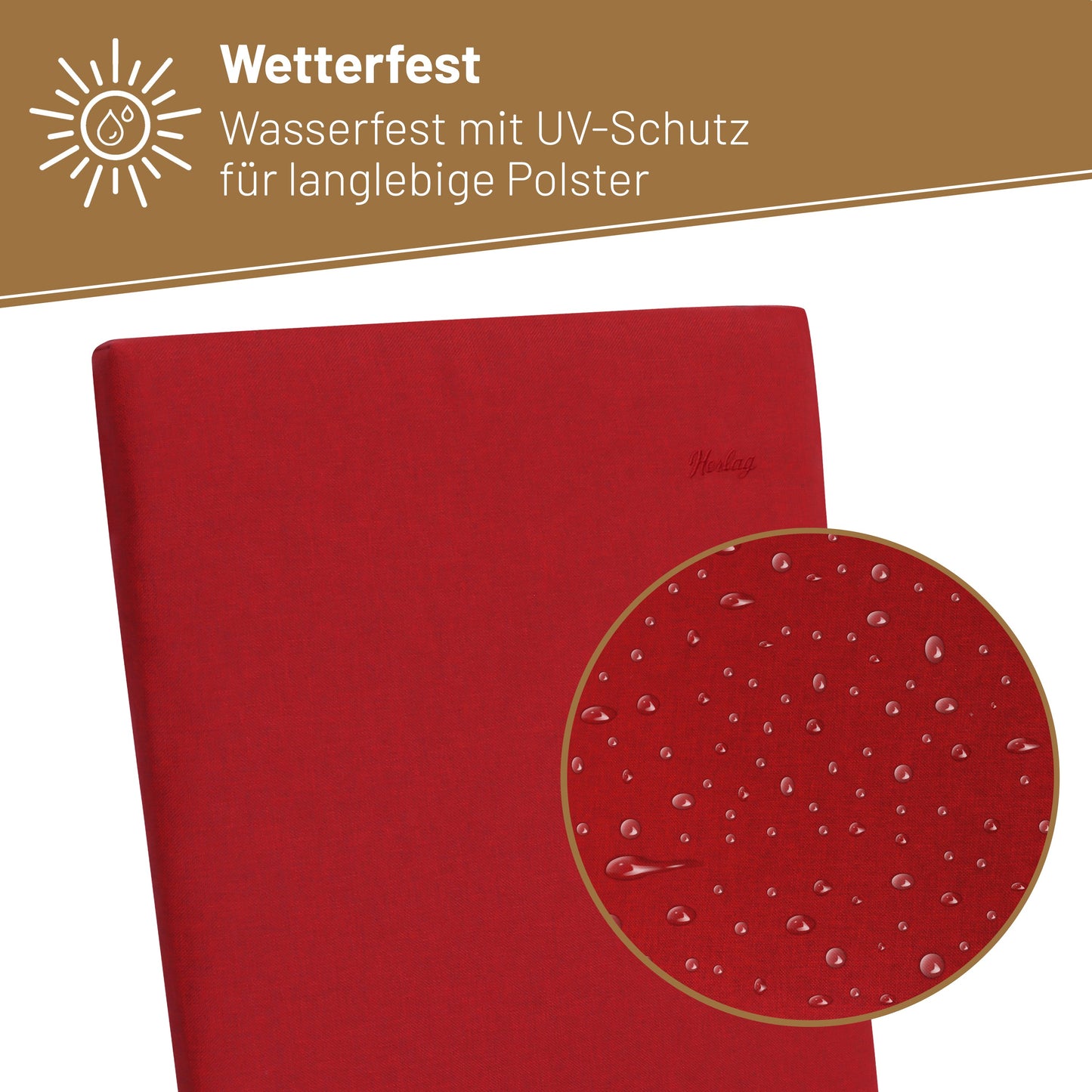 Liegenauflage SUNNY - Rot