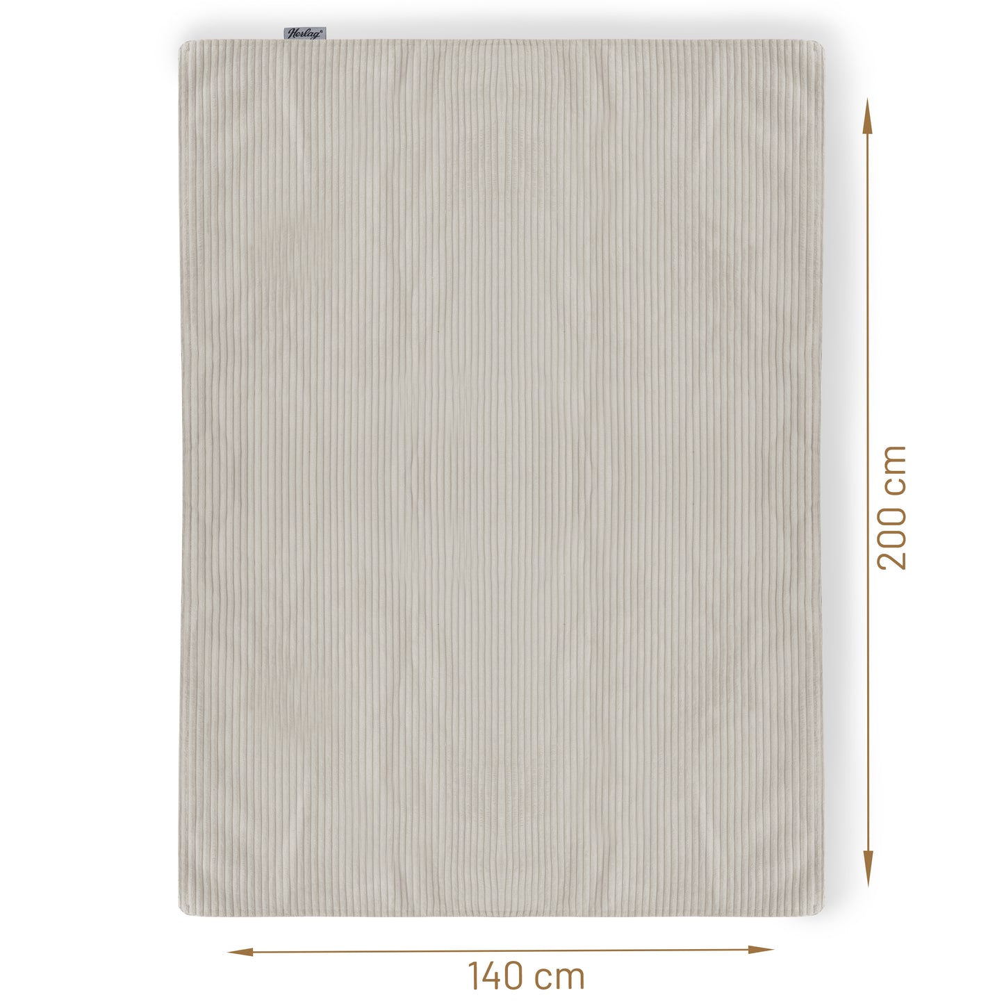 Wohndecke Ella - 140x200cm Cremeweiß