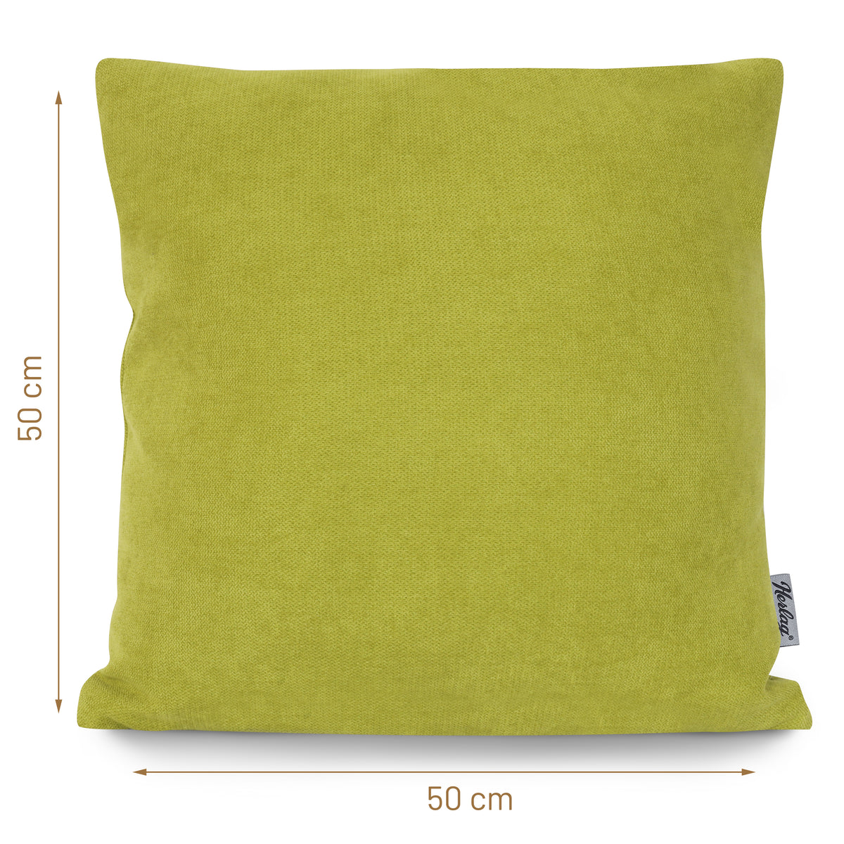 Kissenbezug FEEL 50x50cm Grün – waschbar, Öko-Tex – Herlag