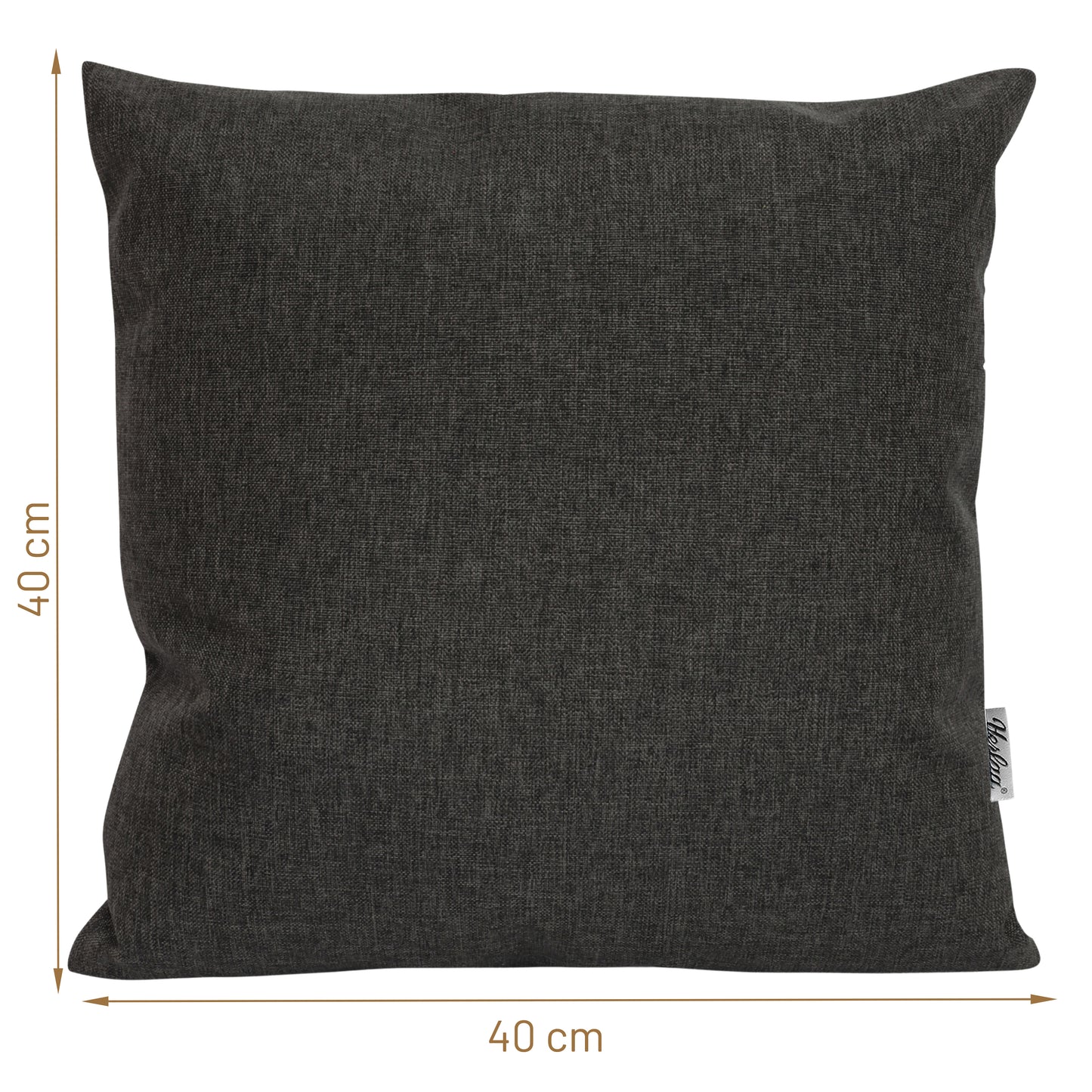 Outdoor Dekokissen Sunny  40x40cm Anthrazit