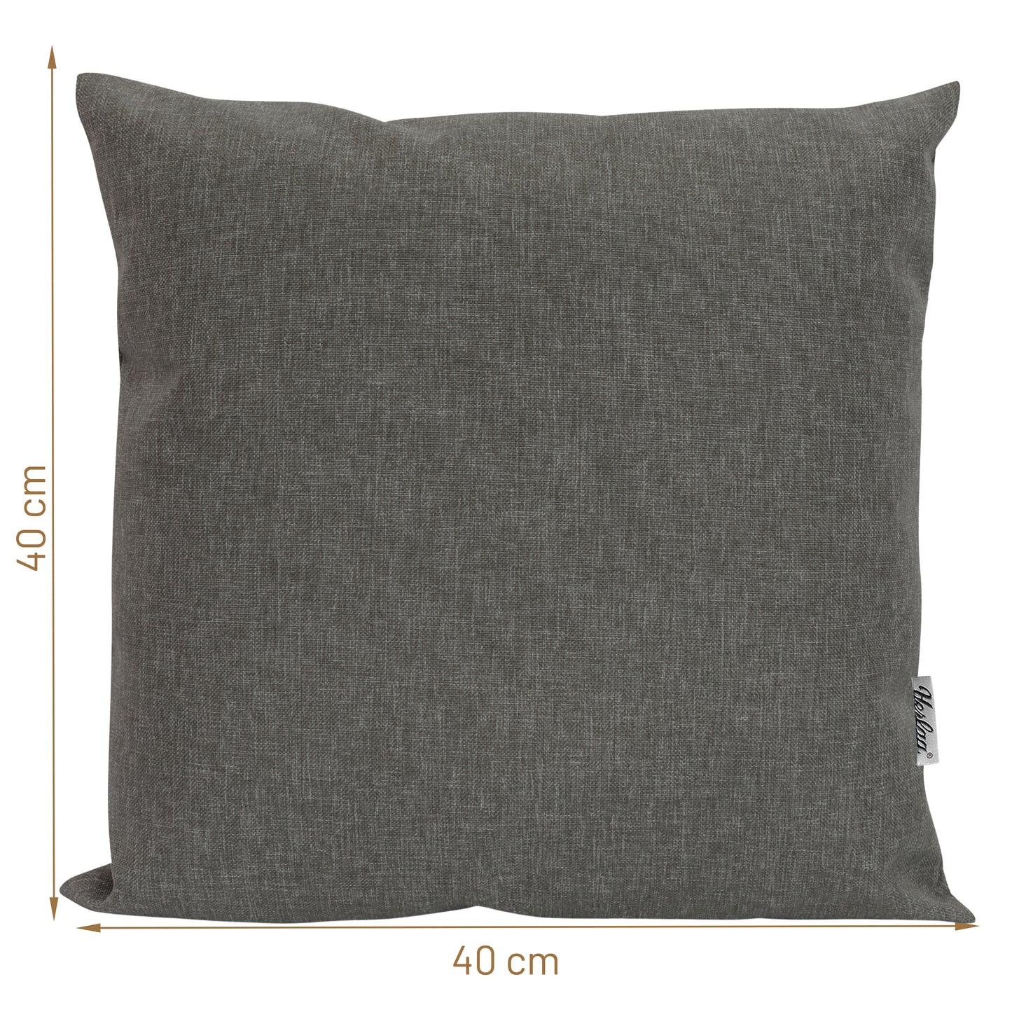 Outdoor Dekokissen Sunny  40x40cm Grau