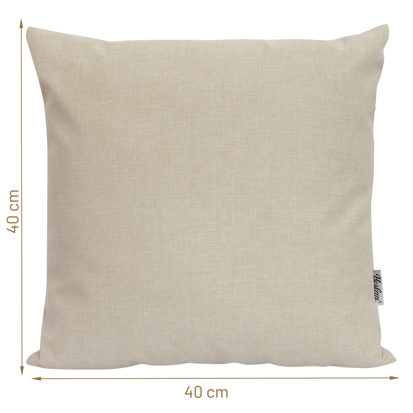 Outdoor Dekokissen Sunny  40x40cm Natur