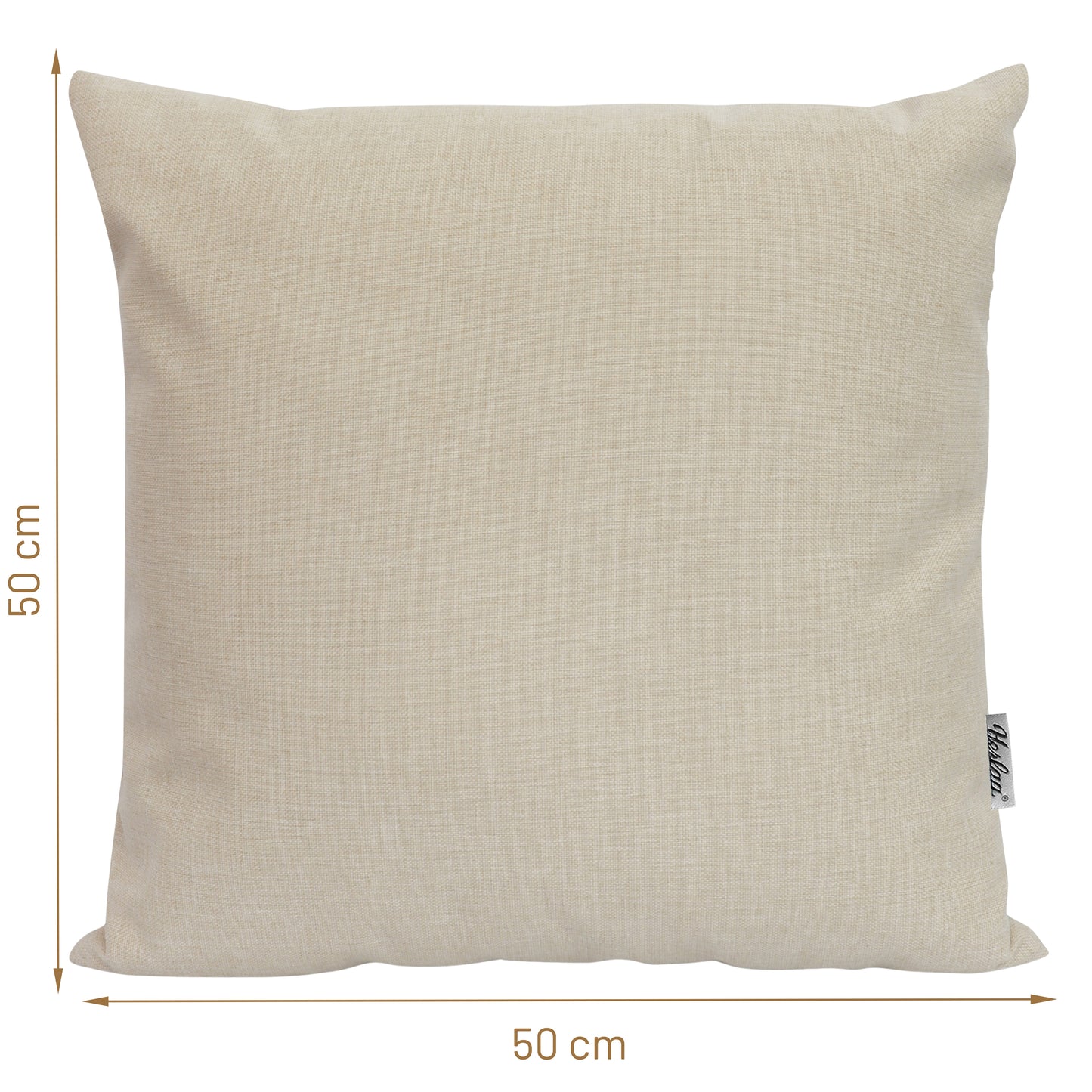 Outdoor Dekokissen Sunny  50x50cm Natur