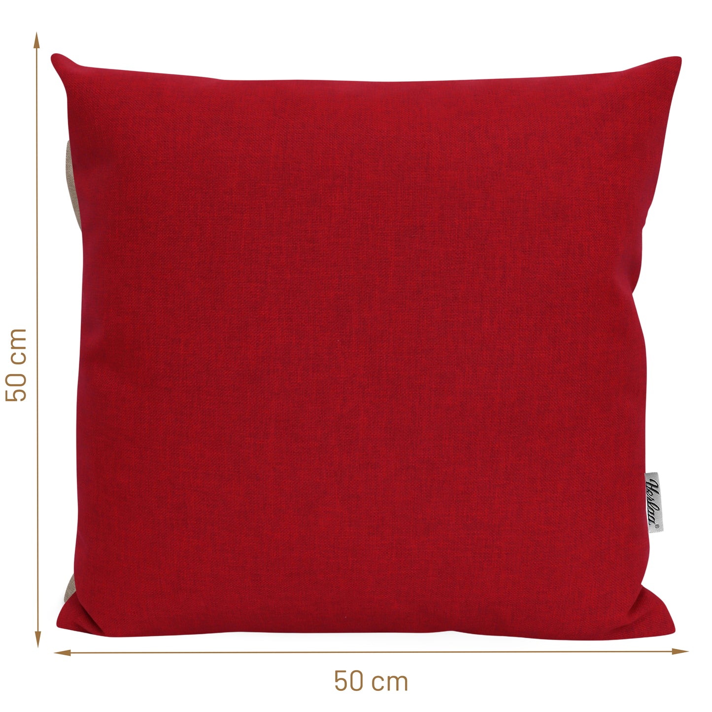 Outdoor Dekokissen Sunny  50x50cm Rot