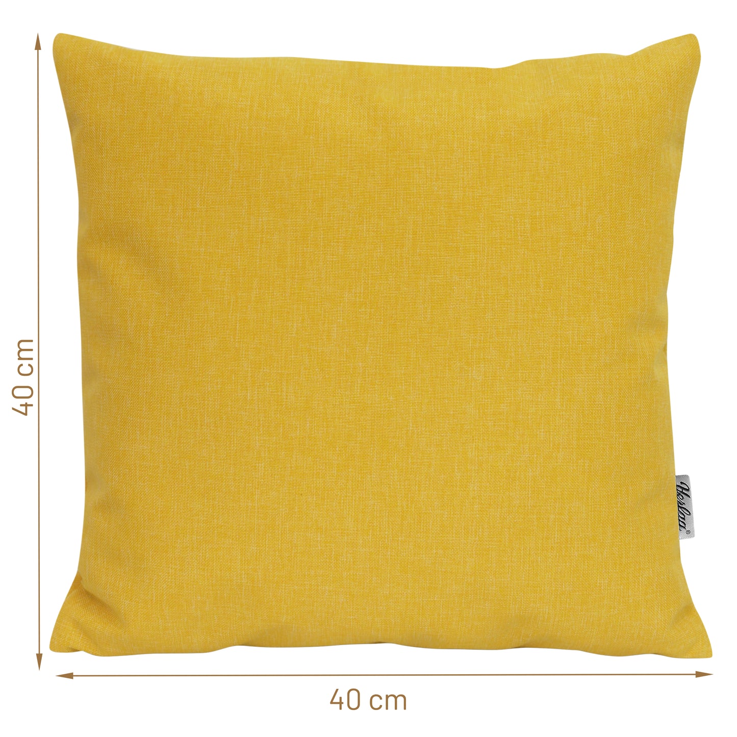 Outdoor Dekokissen Sunny  40x40cm Senfgelb