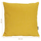 Outdoor Dekokissen Hülle Sunny 50x50cm Senfgelb