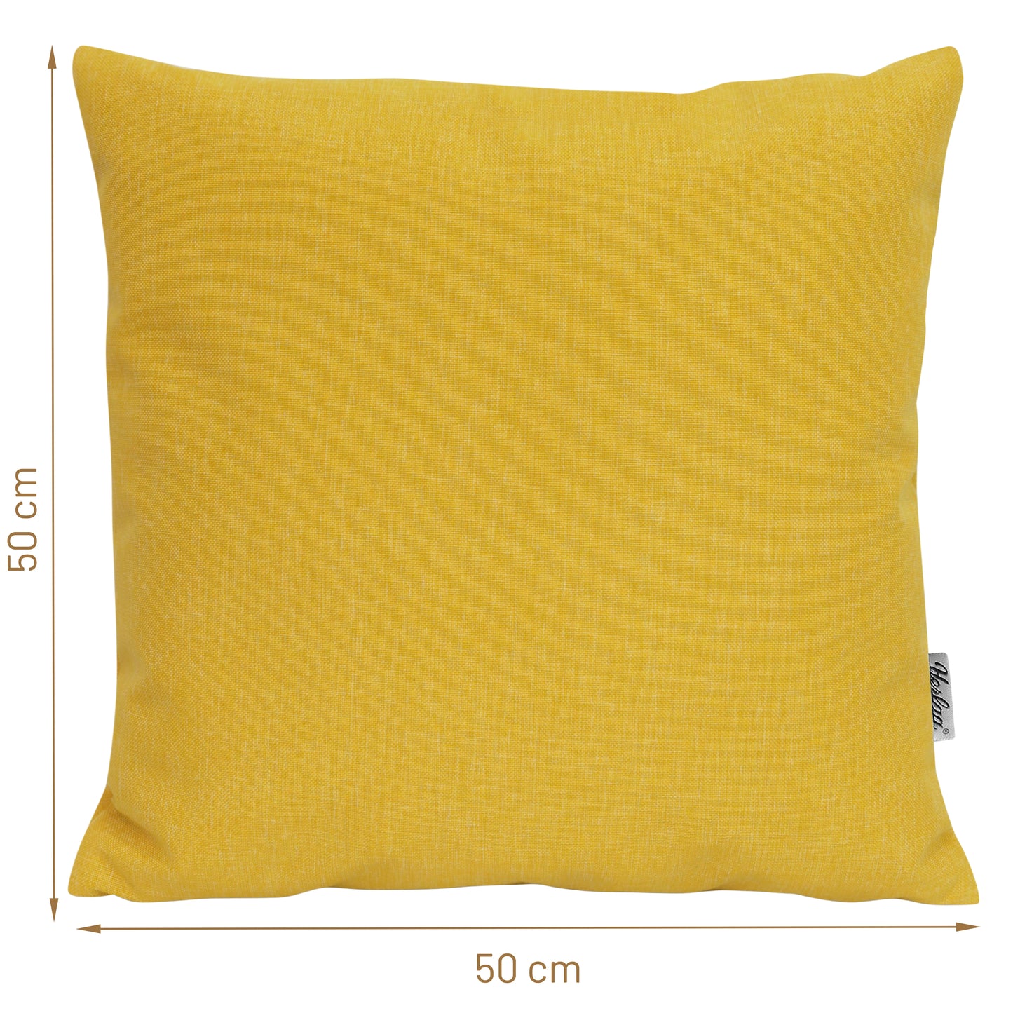 Outdoor Dekokissen Sunny  50x50cm Senfgelb