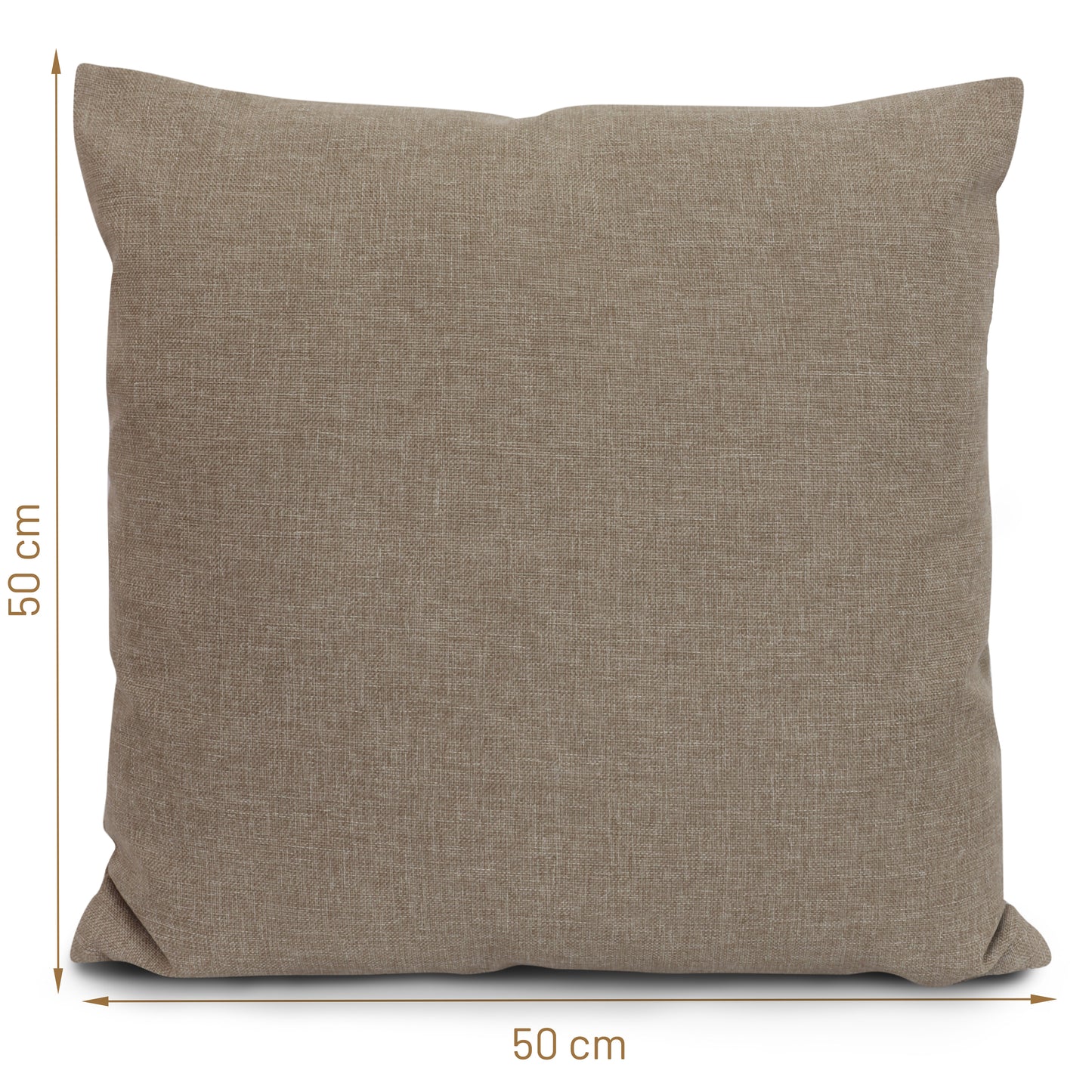 Outdoor Dekokissen Sunny  50x50cm Taupe