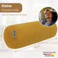 Kissenrolle LUXE - 40x15cm Senfgelb