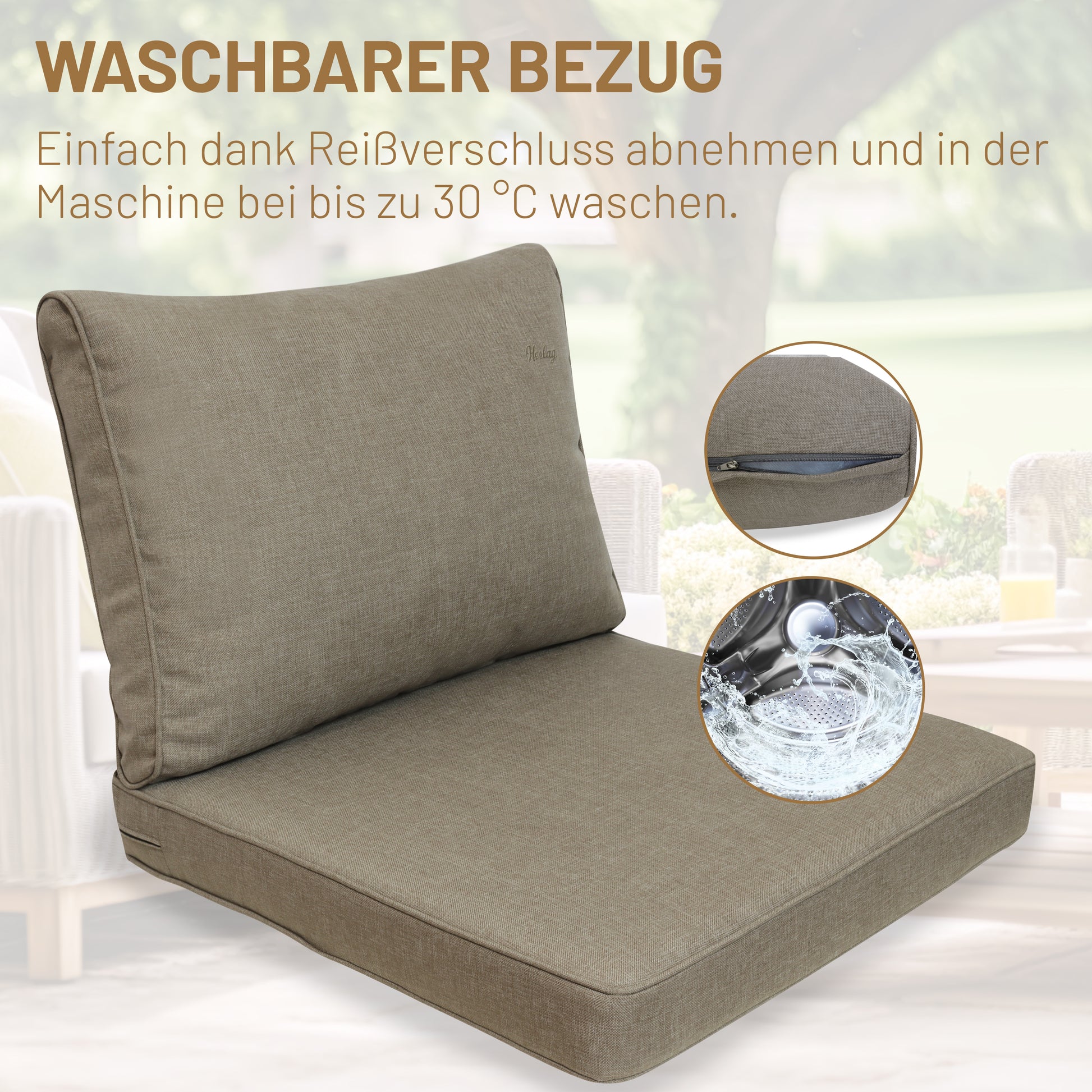 loungekissen aufbewahren Herlag Loungekissen Sunny