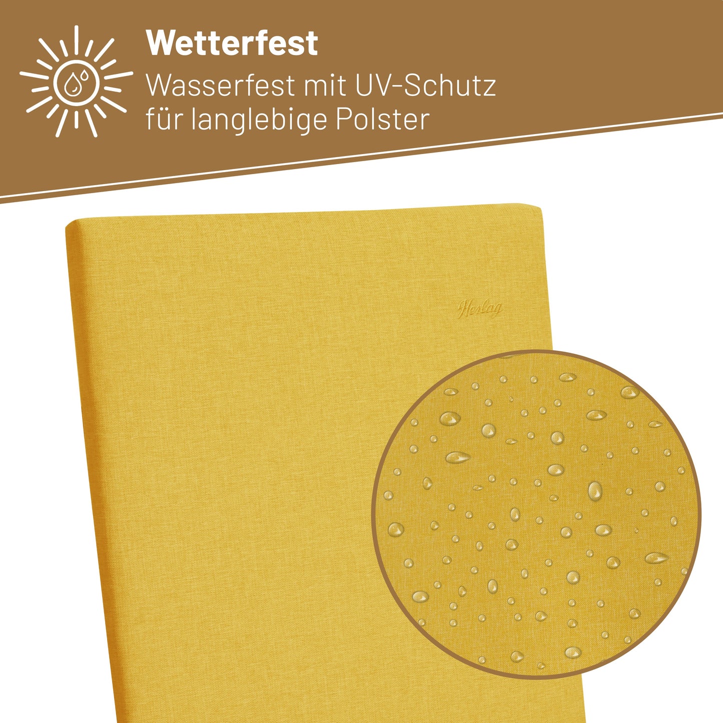 Hochlehner SUNNY - Senfgelb