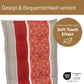Niedriglehner VALERIA - Rot/Orange-Gestreift