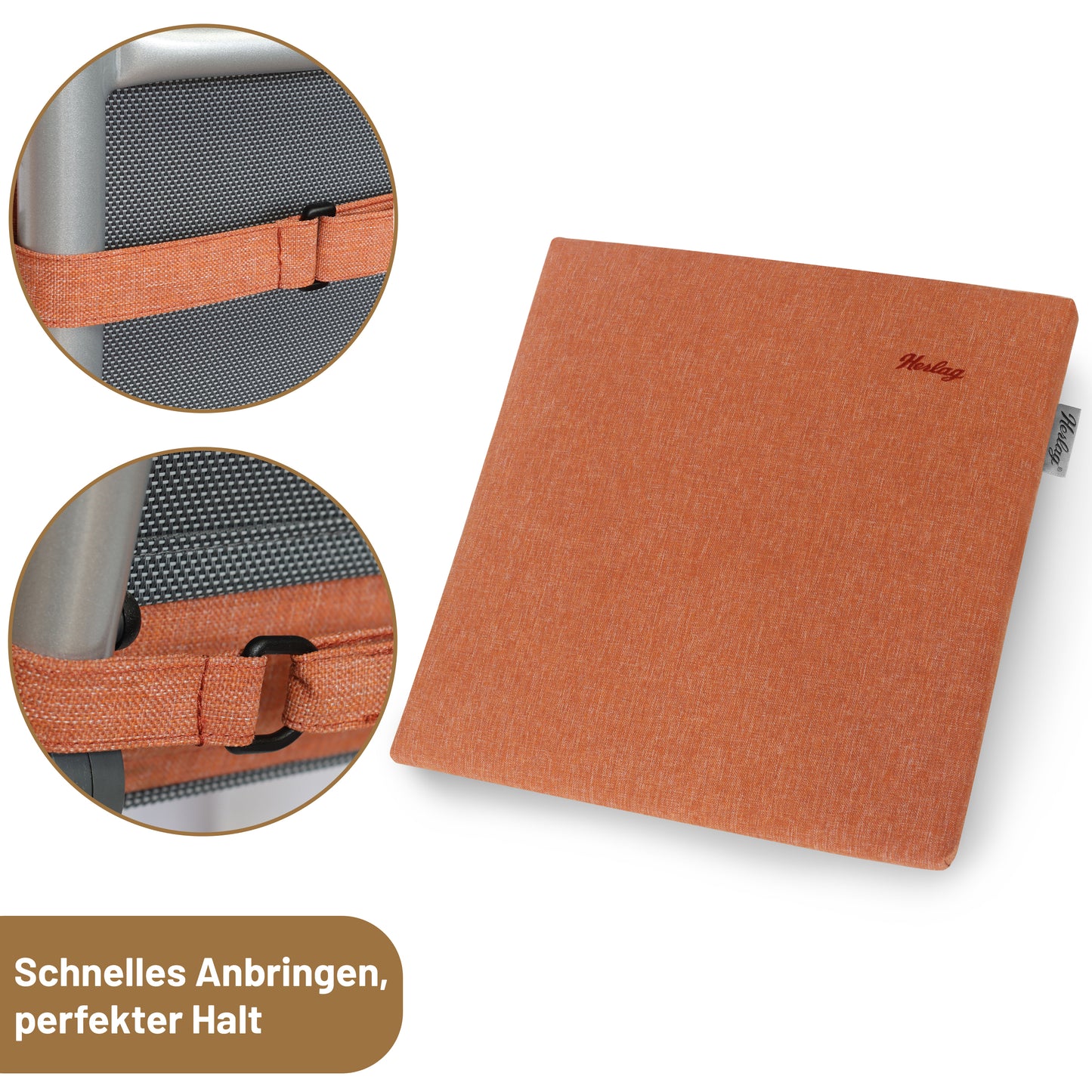 Hockerauflage SUNNY - Orange