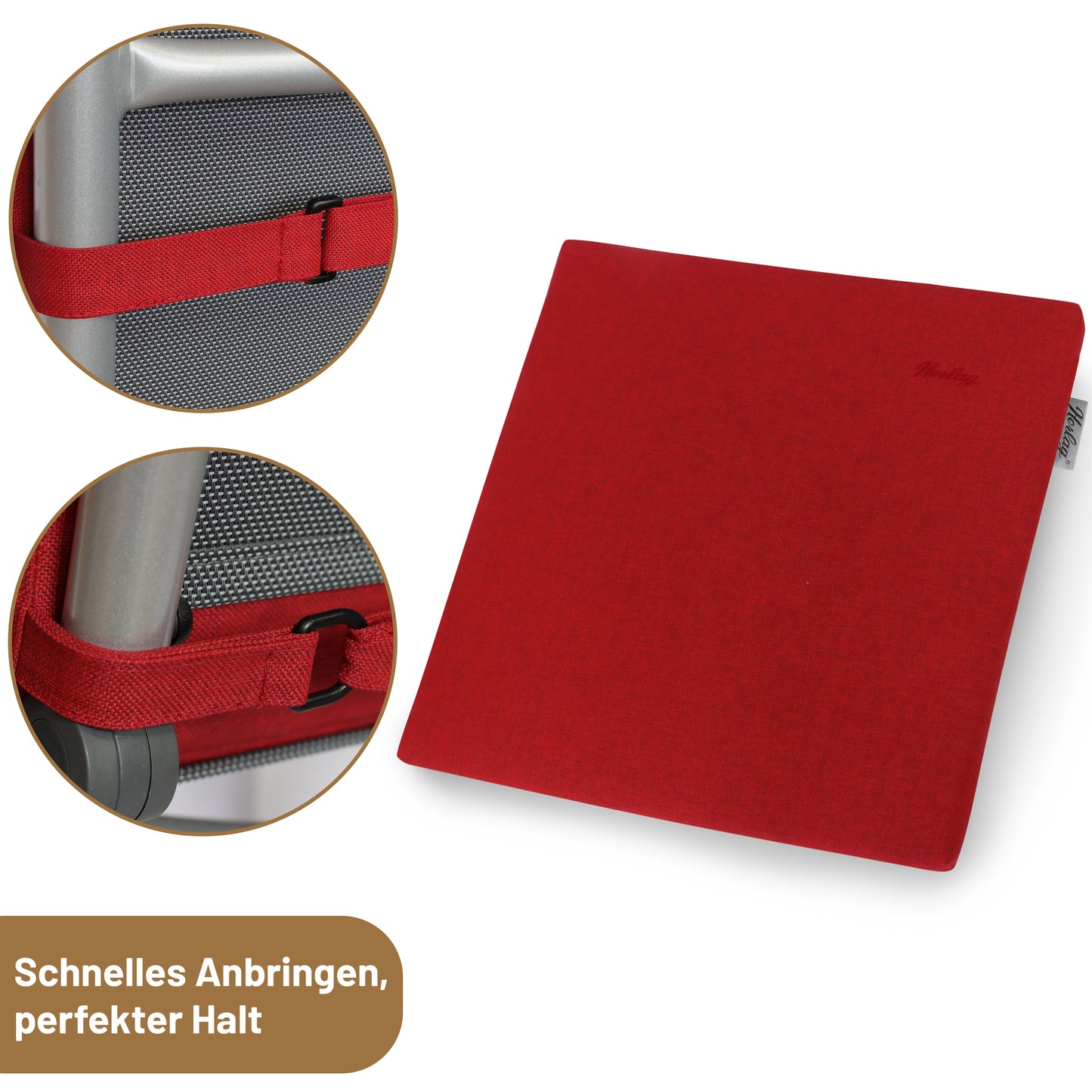 Hockerauflage SUNNY - Rot