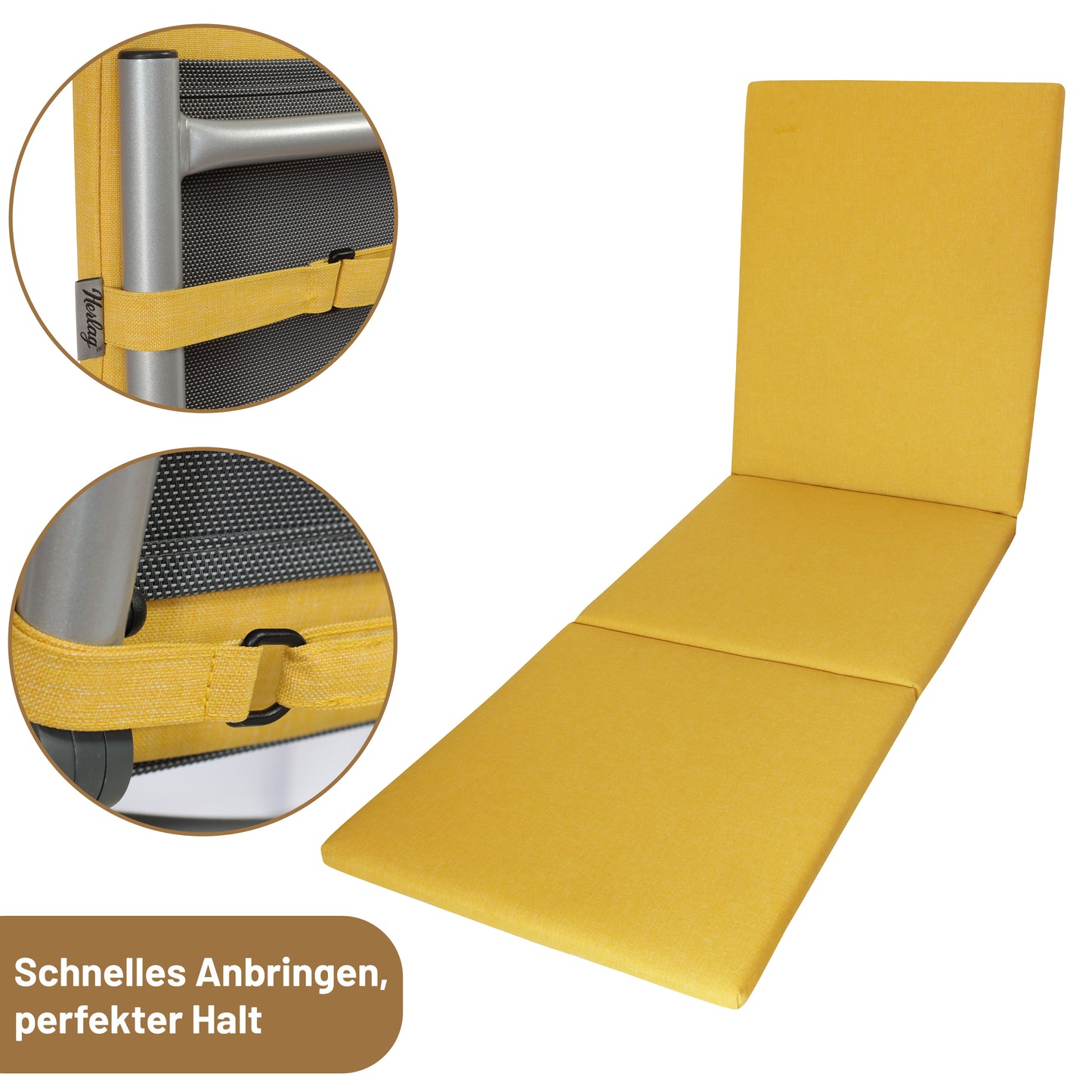 Liegenauflage SUNNY - Senfgelb