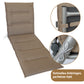 Liegenauflage GRETA - recycelter Stoff - Taupe