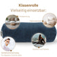 Kissenrolle ELLA - 65x20 Blau
