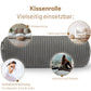 Kissenrolle ELLA - 65x20 Grau