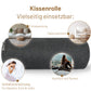 Kissenrolle LUXE - 40x15cm Anthrazit
