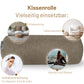 Kissenrolle LUXE - 40x15cm Taupe