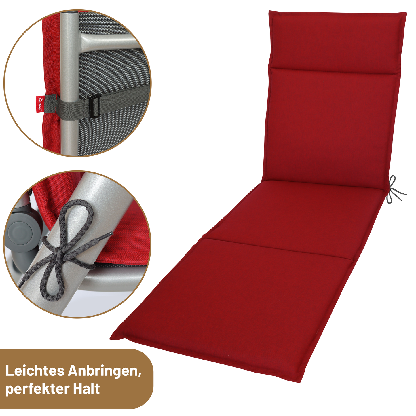 Liegenauflage BEA - Rot