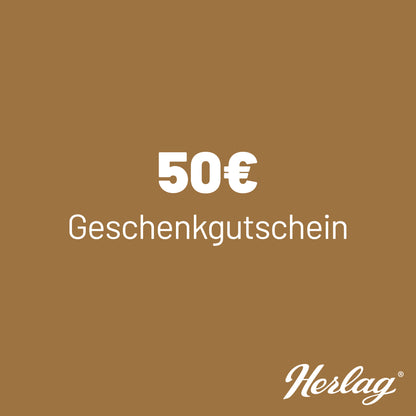 Herlag Gutscheinkarte 50€