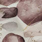 Stoffmuster Ava Print Aquarell Bordeaux