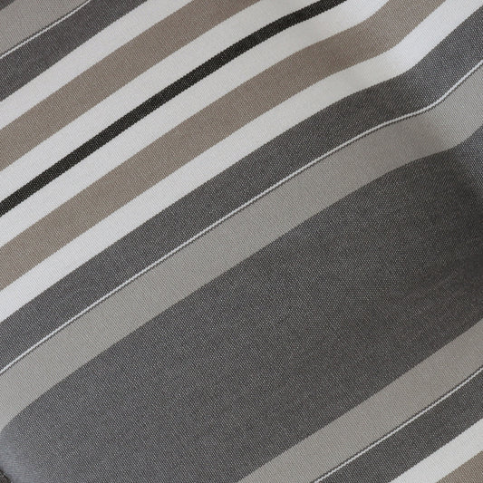 Stoffmuster Ava Print Streifen Grau