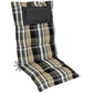 Stoffmuster Ava Print Kariert Beige