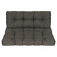 Palettenkissen Set Anthrazit/Taupe