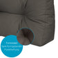Palettenkissen Set Anthrazit/Taupe