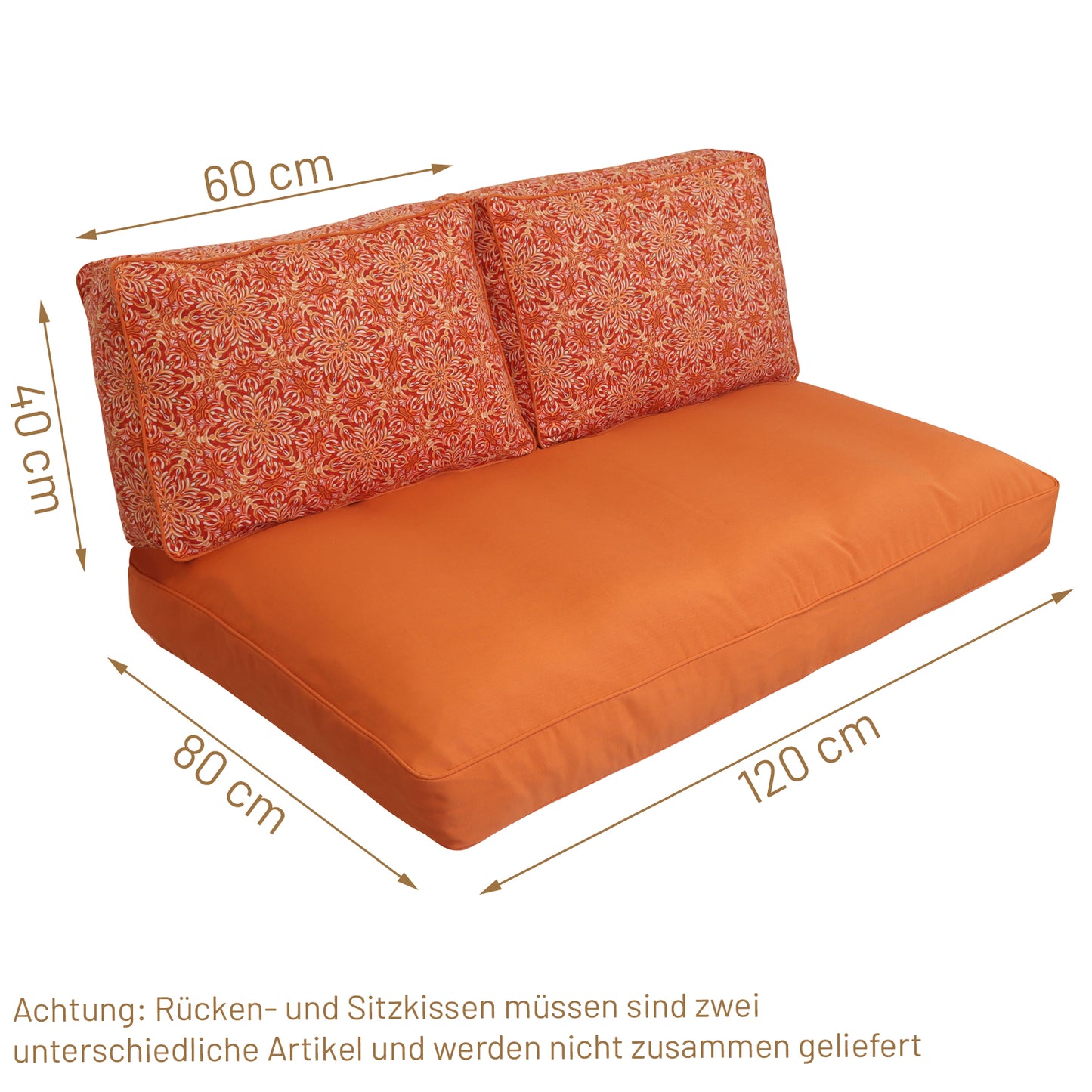 Dekokissen Valeria - Orange