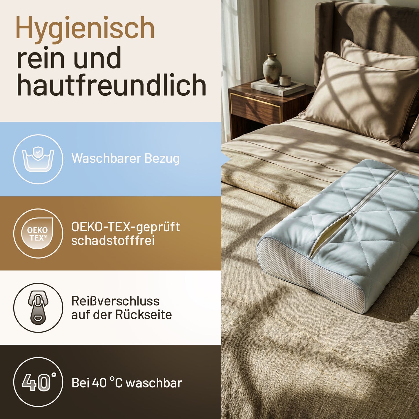 Nackenstützkissen Cooling 30x50cm