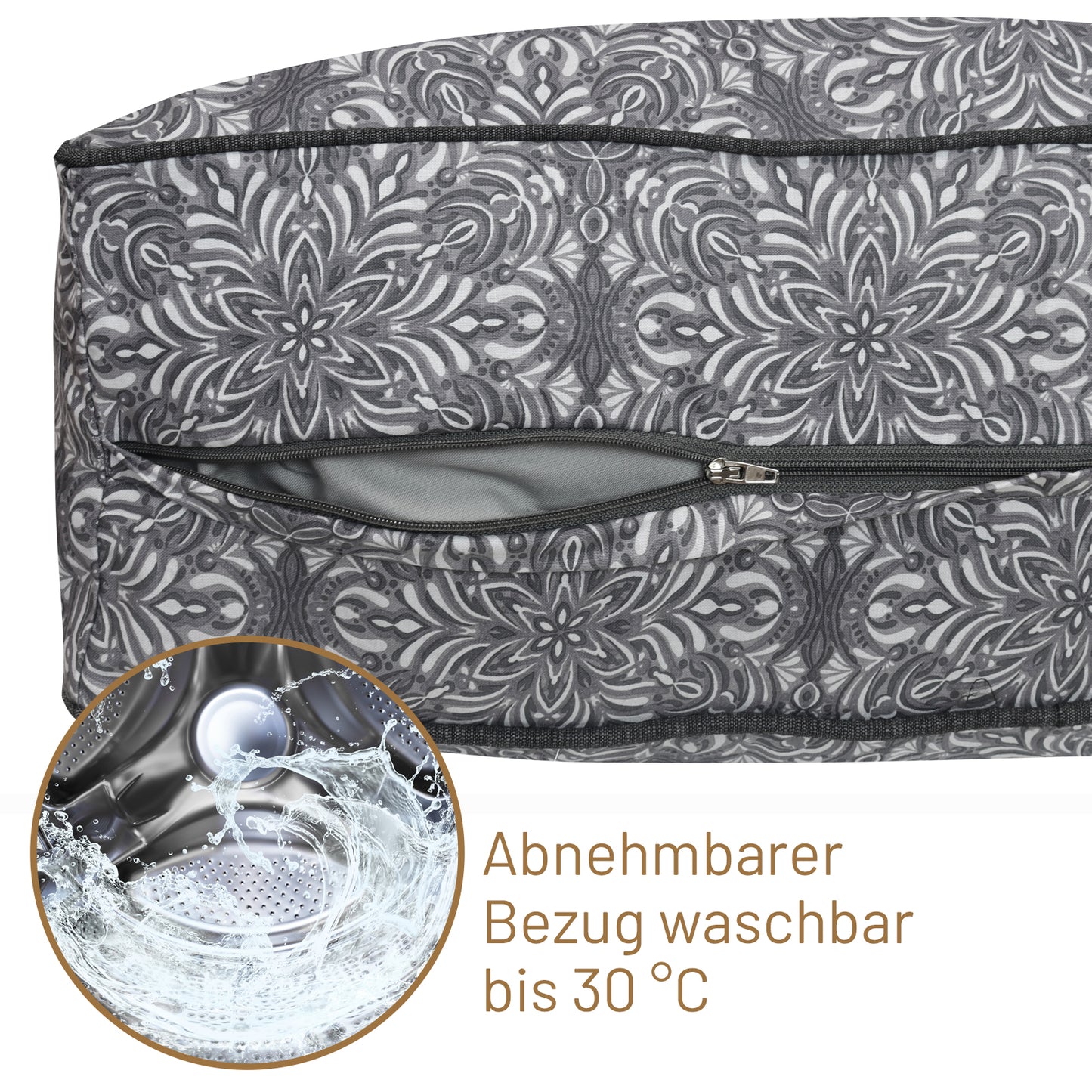 Dekokissen Valeria - Anthrazit