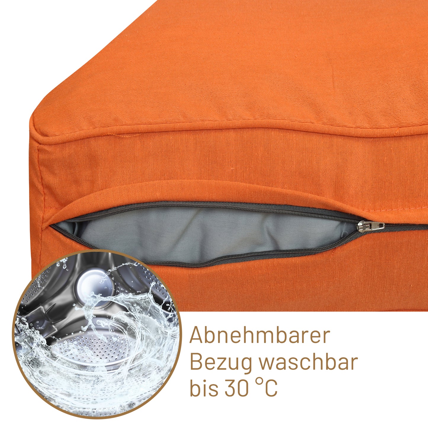 Sitzkissen Valeria - Orange