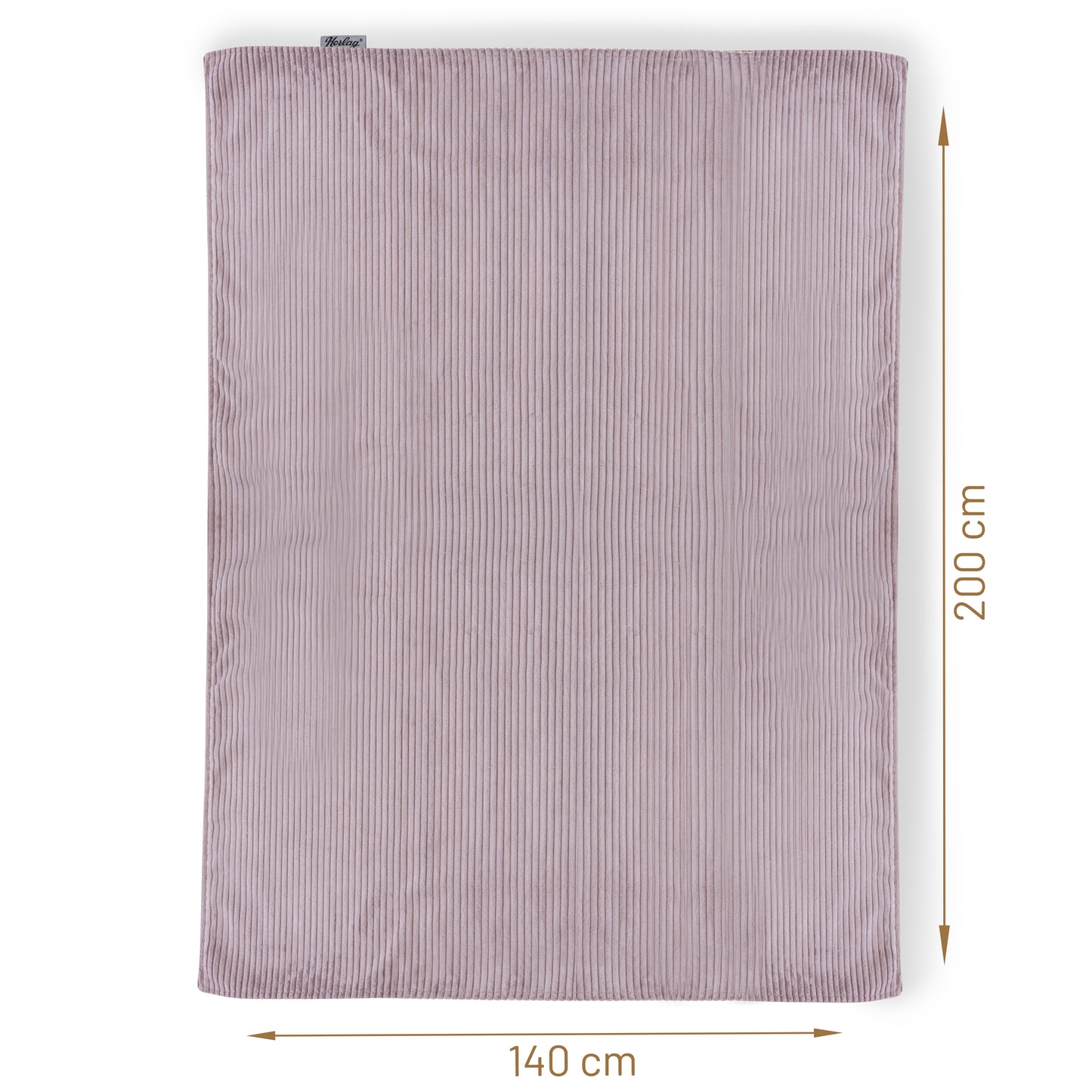 Wohndecke Ella - 140x200cm Flieder